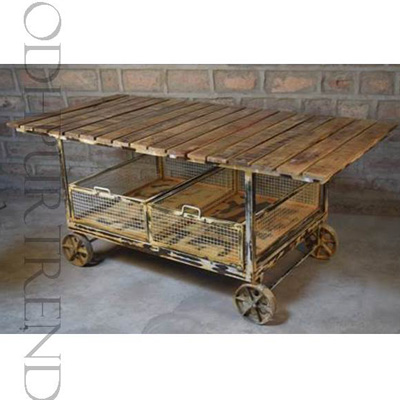 Indian Industrial Kitchen Trolley